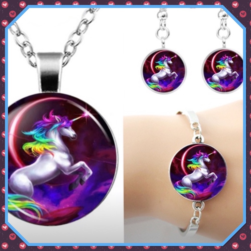 🦄New🦄2/$15🦄Unicorn 3 piece Necklace Set🦄